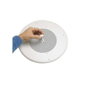 Valcom 8" Amplified Ceiling Speaker, w/built in volume control knob (V-1020C)