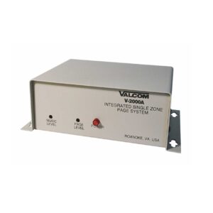 Valcom One-Way, 1 Zone Page Control W/Power (V-2000A)